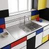 Pure.Sink Comfort Stainless steel sink with drainer, 86x52 cm, right-side faucet wing, PCM5086RT-02